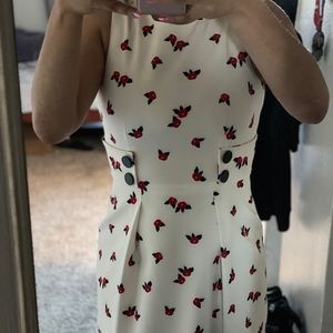 Black and White dress w cherries!!